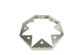 Kiesfangleiste aus Aluminium knickbar