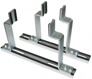 Grabsteinstandsicherung mit Sockel galvanisch verzinkt