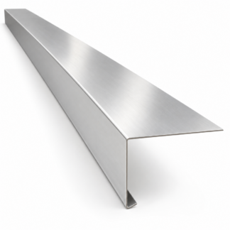 Traufblech für Flachdächer aus Aluminium oder Edelstahl